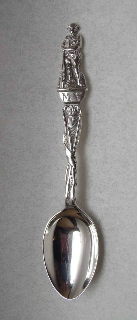 Mounted Yeomanry Boer War Commemorative Silver Spoon