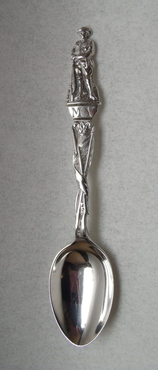 Mounted Yeomanry Boer War Commemorative Silver Spoon