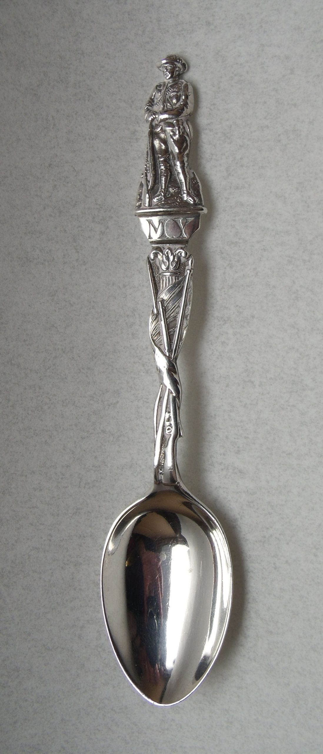 Mounted Yeomanry Boer War Commemorative Silver Spoon