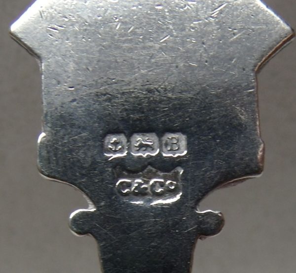 Hallmarks on East Yorkshire Regimental Silver Teaspoon