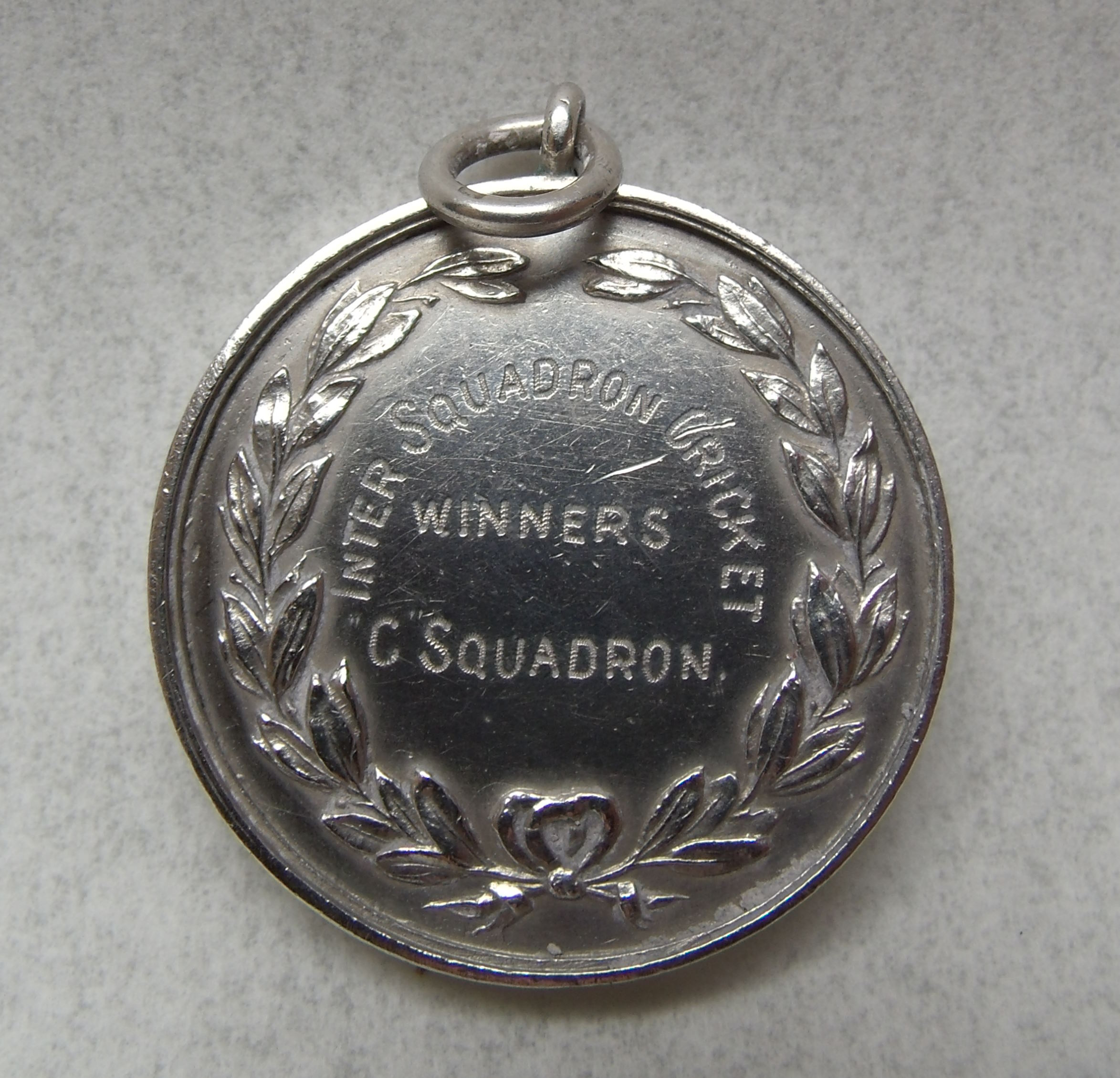 Prince of Wales Lancers inter-squadron Cricket winners Medal