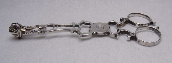 Tea tongs by Thomas Hannam & Richard Mills