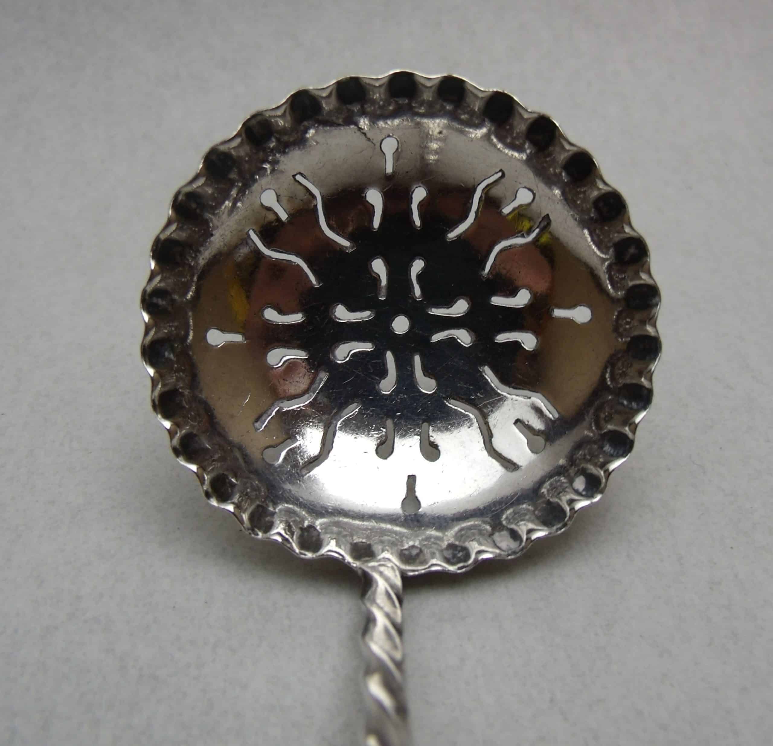 Bowl on Victorian Silver Sugar Sifter