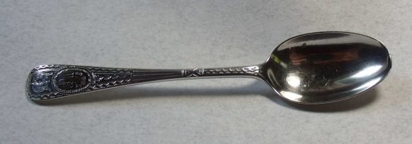 Bright Cut Silver Teaspoon
