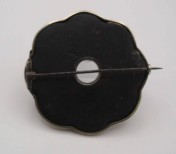 Victorian Scottish Silver & Agate Brooch