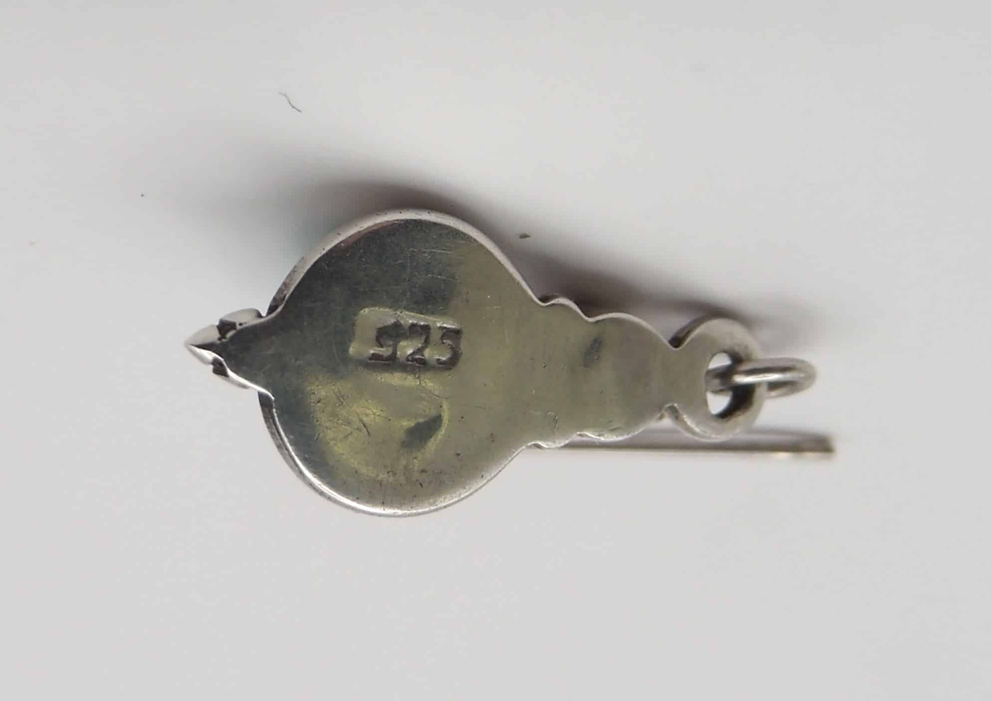 Turquoise & Coral Silver Earrings