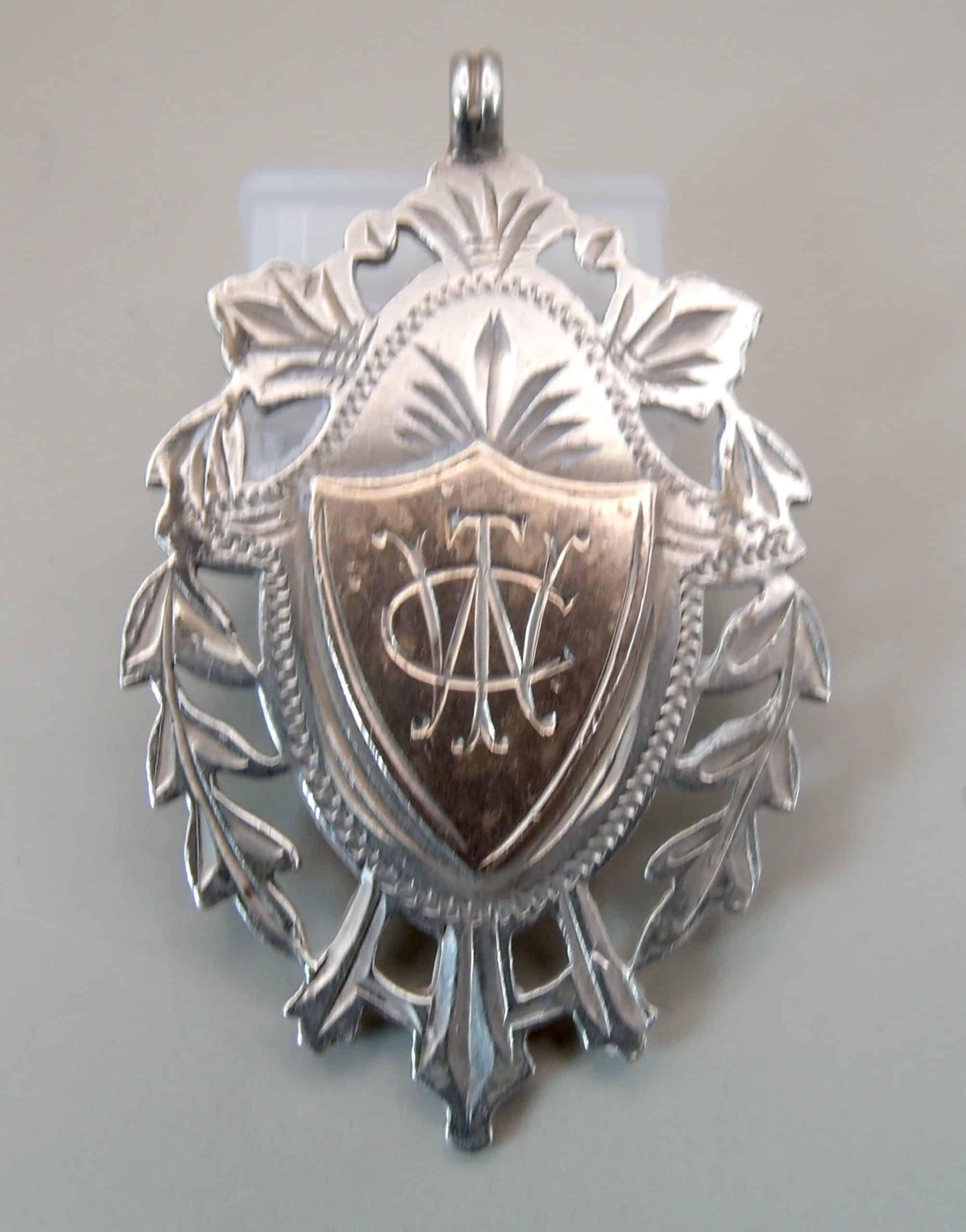 Sterling Silver Tennis Winners medal 1905