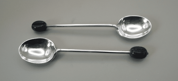 Sterling Silver Coffee Bean Spoons