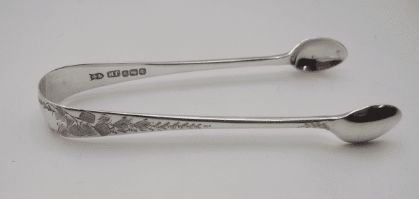 Silver Sugar Tongs by Joseph Rodgers