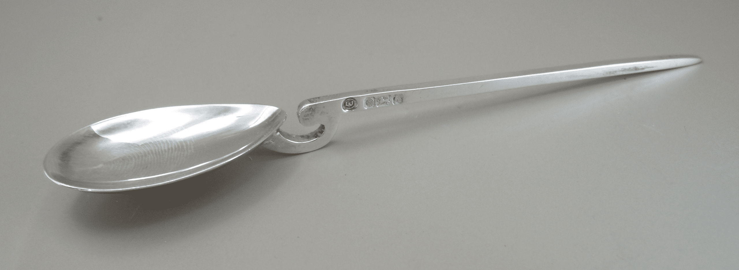 Sterling Silver replica of a Roman Cochlearium Spoon