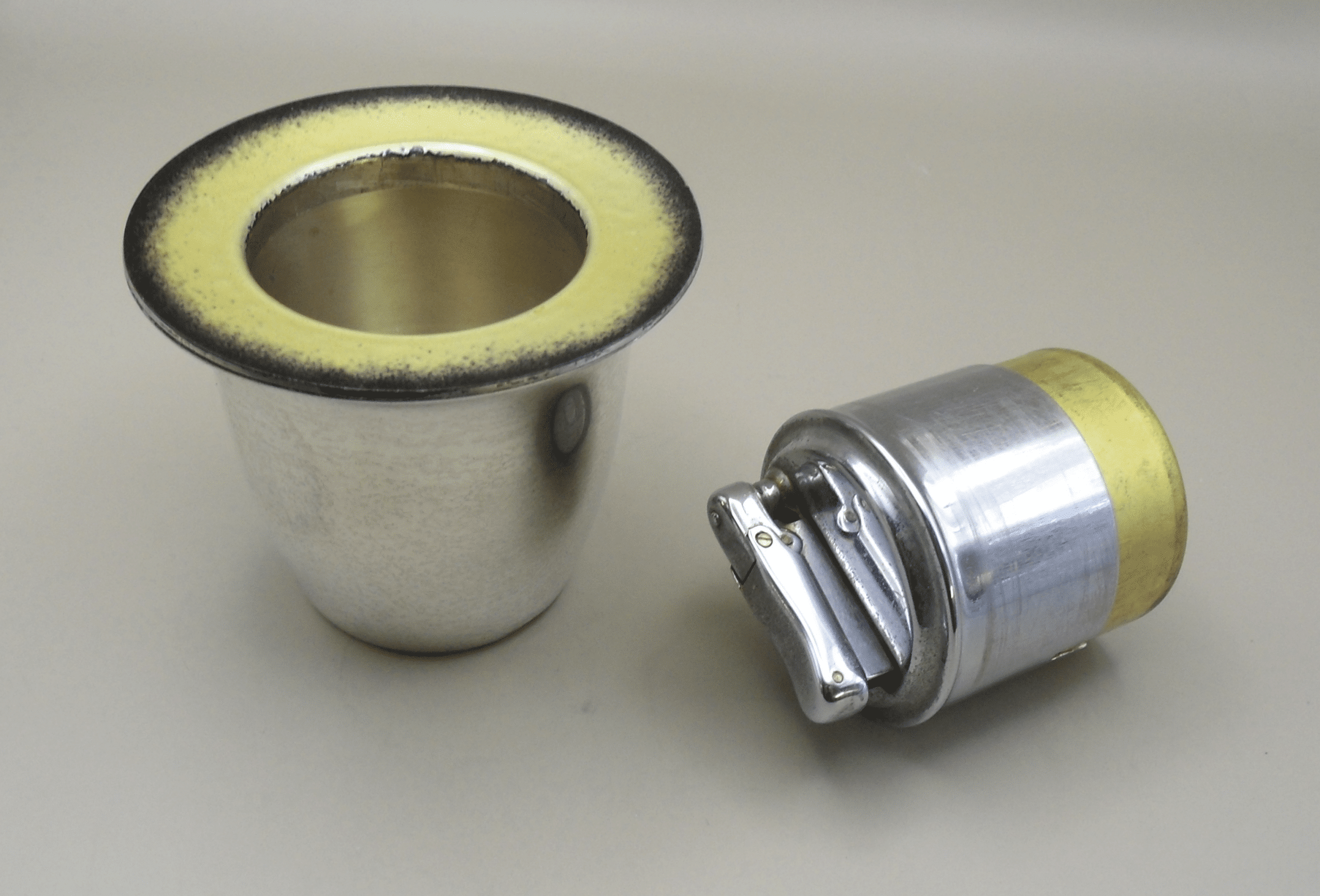 Modernist Sterling Silver Table Lighter, possibly designed by Earl Pardon