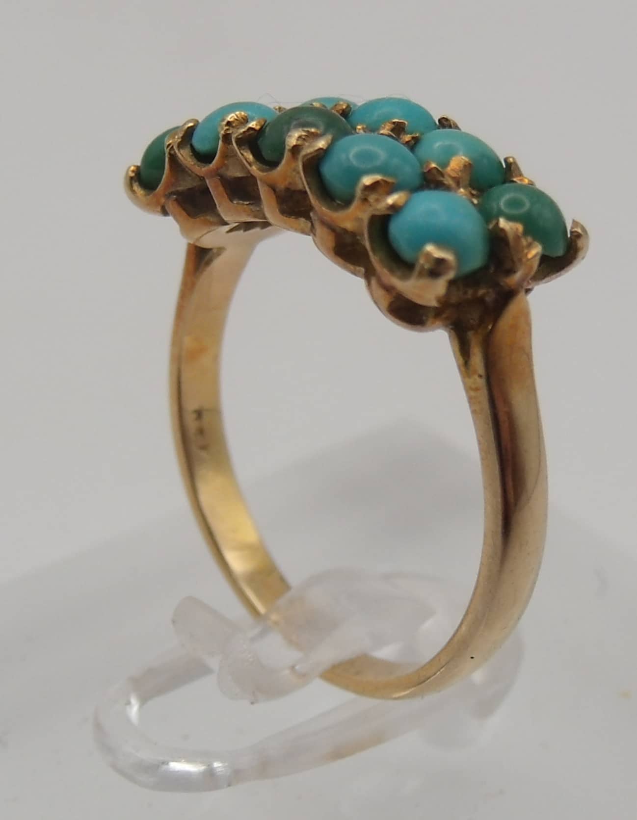 18ct Gold & Turquoise Dress Ring