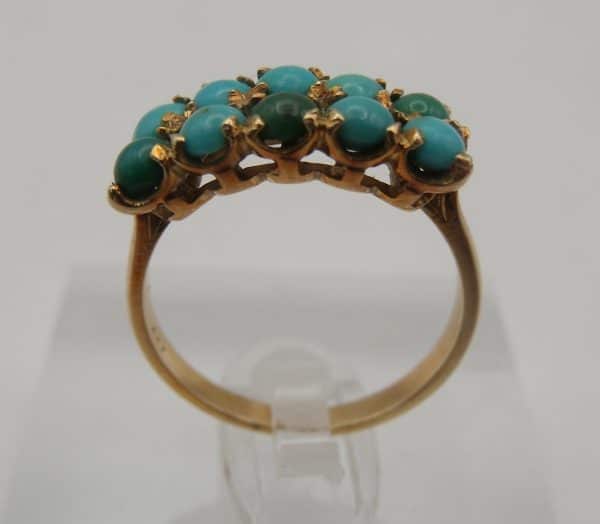 18ct Gold & Turquoise Dress Ring