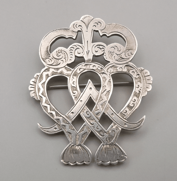 Victorian Silver Luckenbooth Brooch